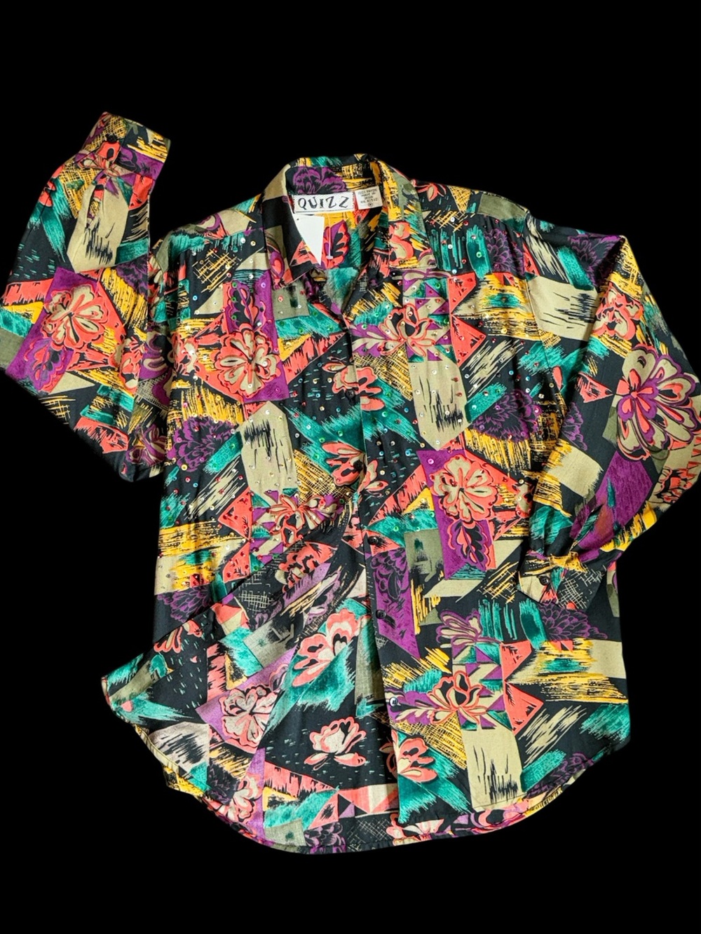 Vintage 80’s QUIZZ Button Shirt